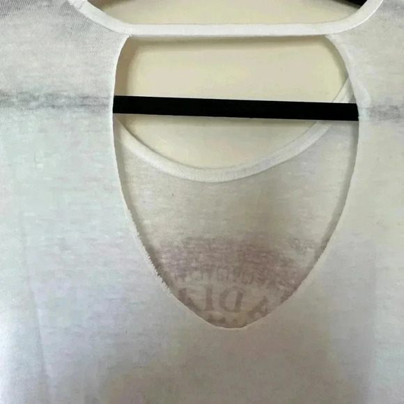 Incredibly Soft Lucky Lotus Short Sleeve Top with Buddha Image. Never Worn. - Picture 4 of 6